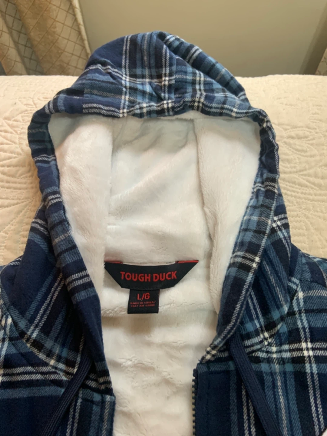 Women’s Tough Duck x Pepsi Flannel Hoodie - Size L - photo 3