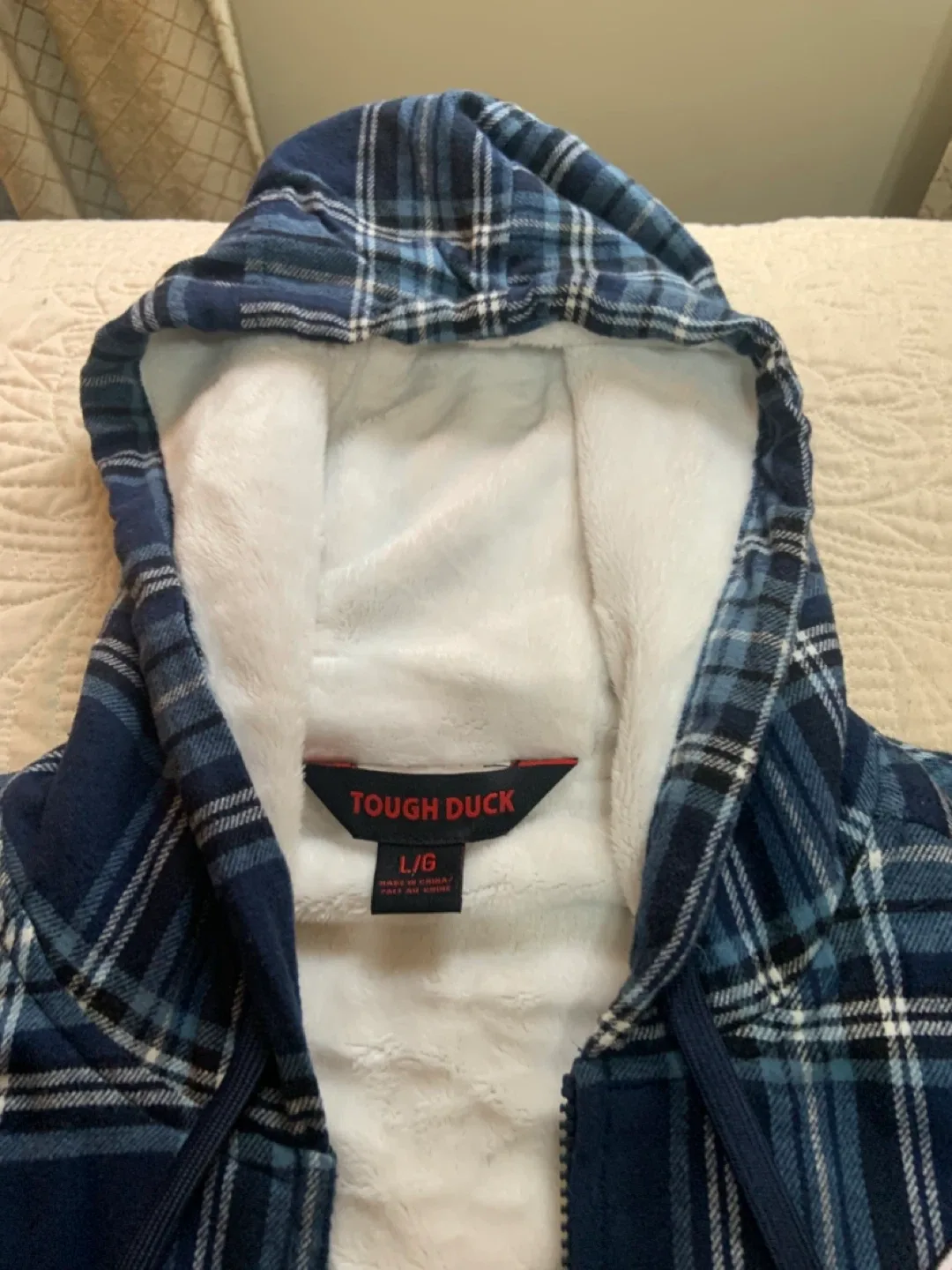 Women’s Tough Duck x Pepsi Flannel Hoodie - Size L image indicator(3)