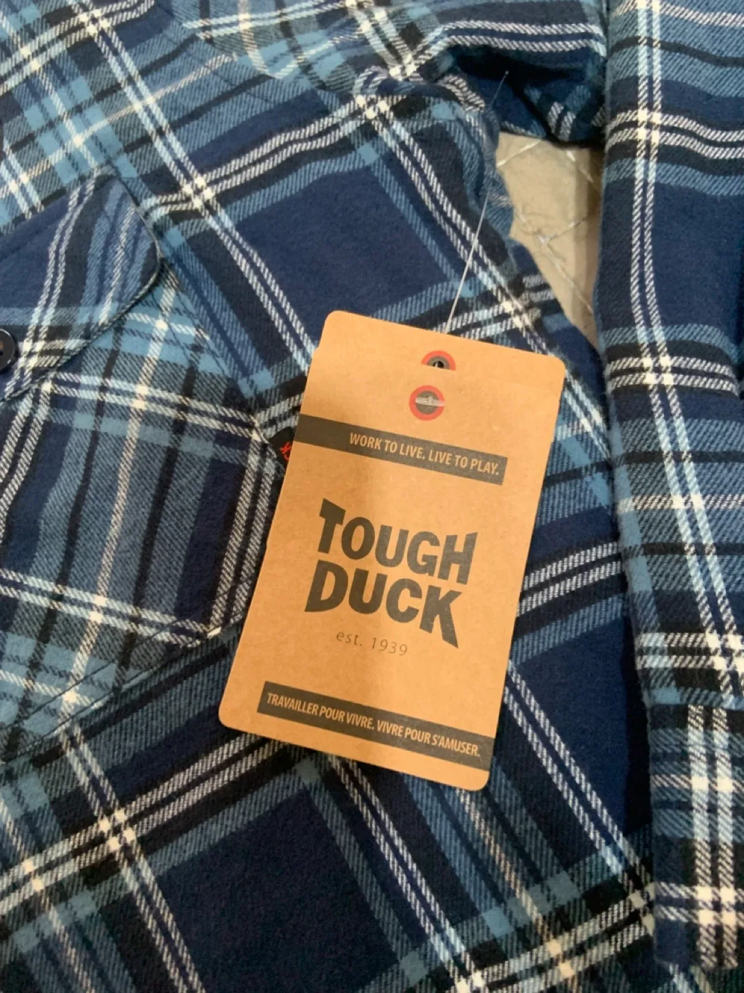 Women’s Tough Duck x Pepsi Flannel Hoodie - Size L image indicator(5)