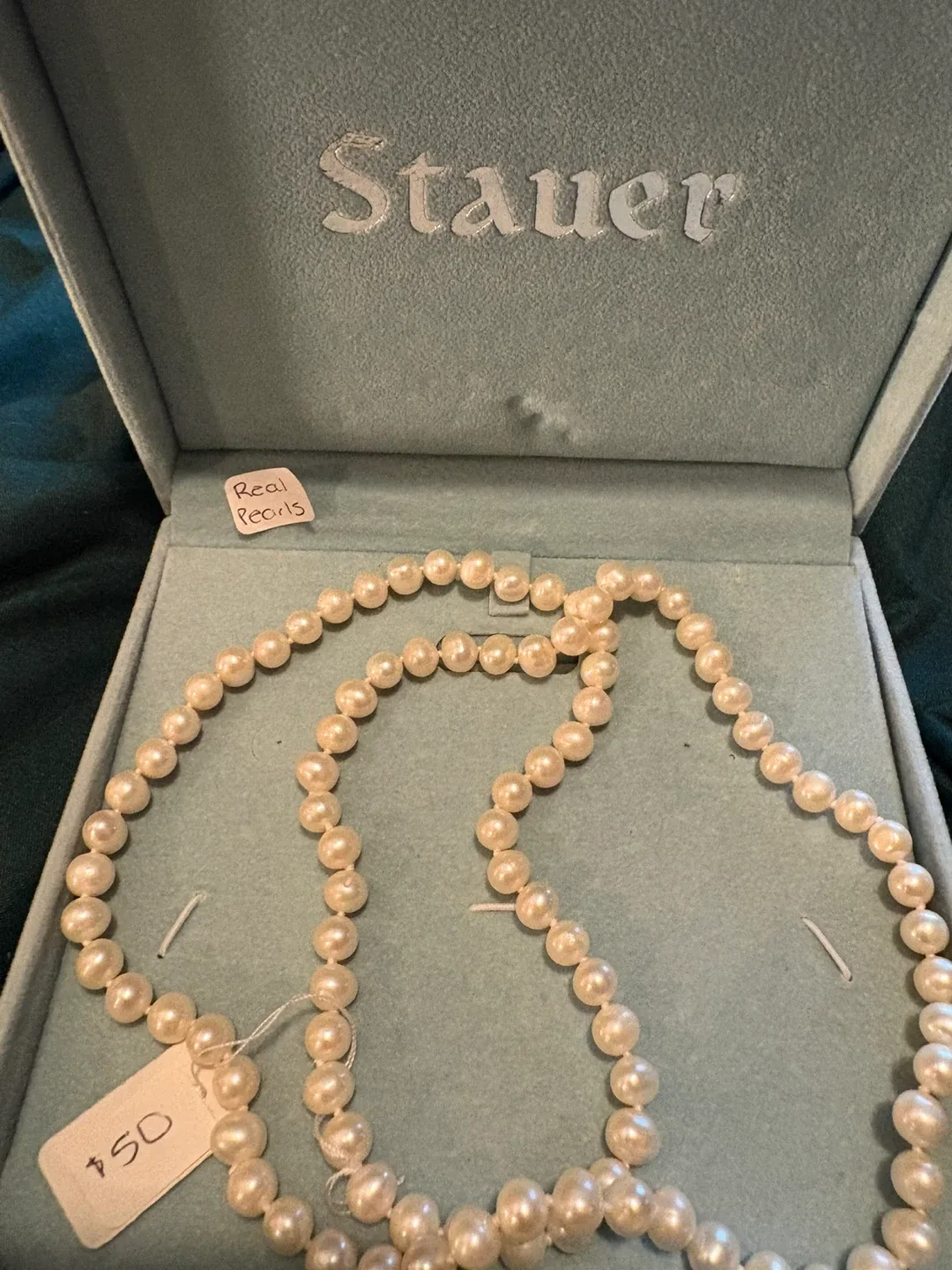 Stauer Real Pearl Necklace