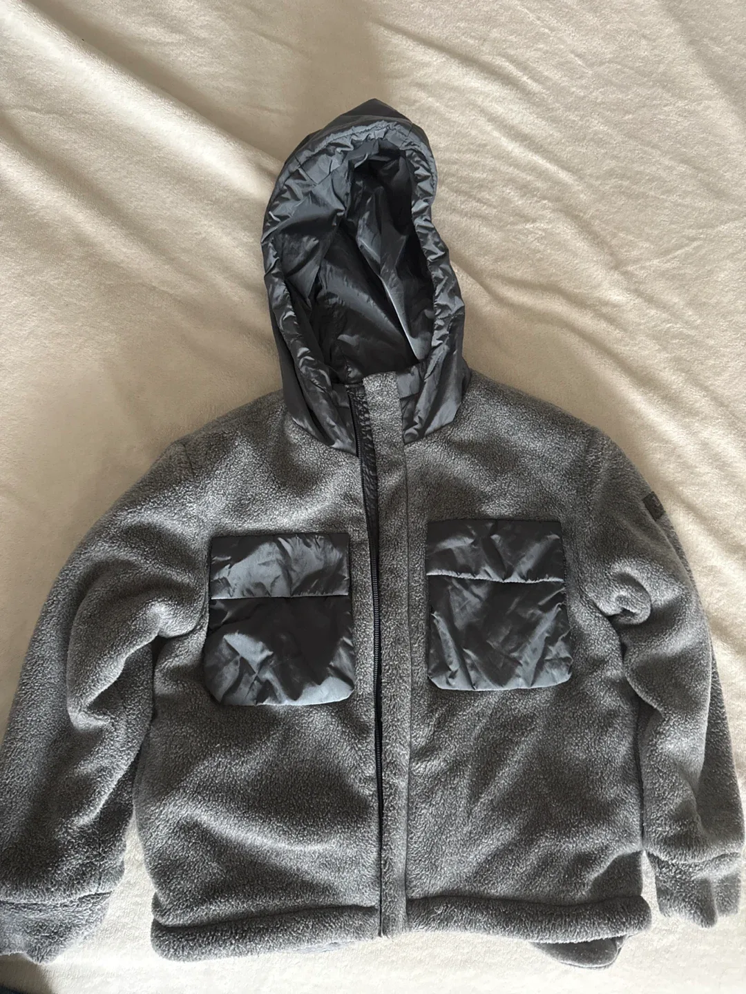 Il Gufo Kids Gray Fleece Jacket (Size 6 anni)