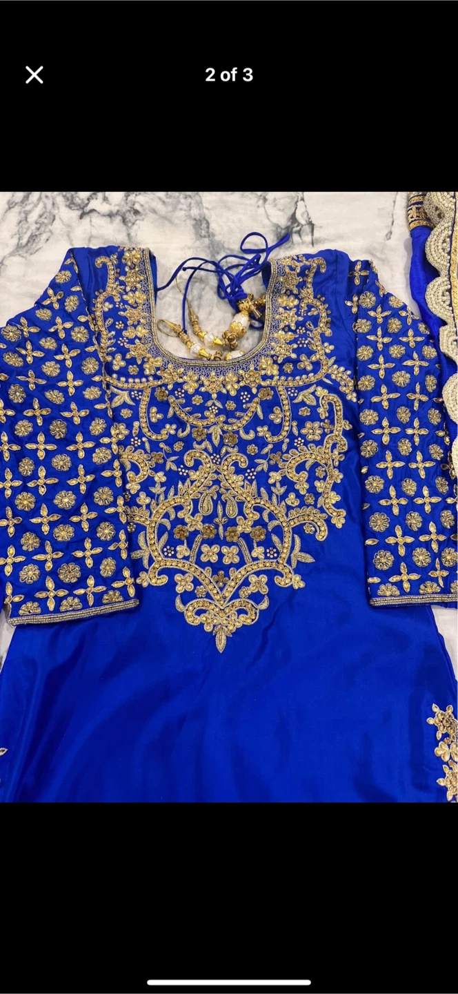 Blue Punjabi Suit