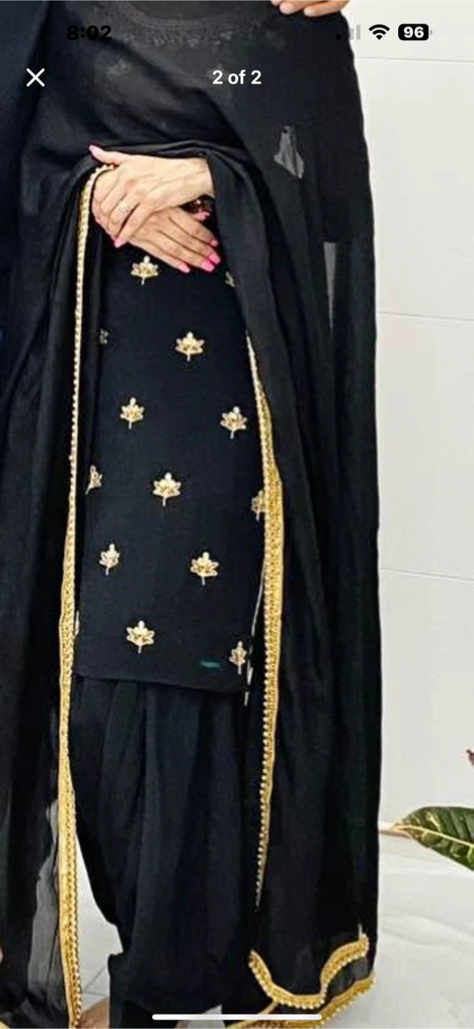 Black Salwar Kameez Suit