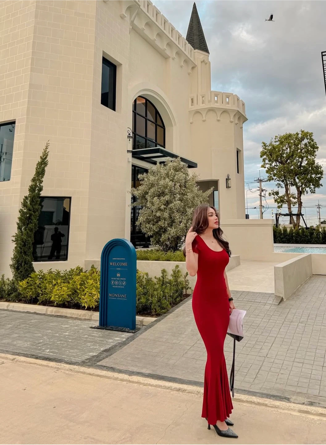 Burgundy Maxi Dress - photo 3