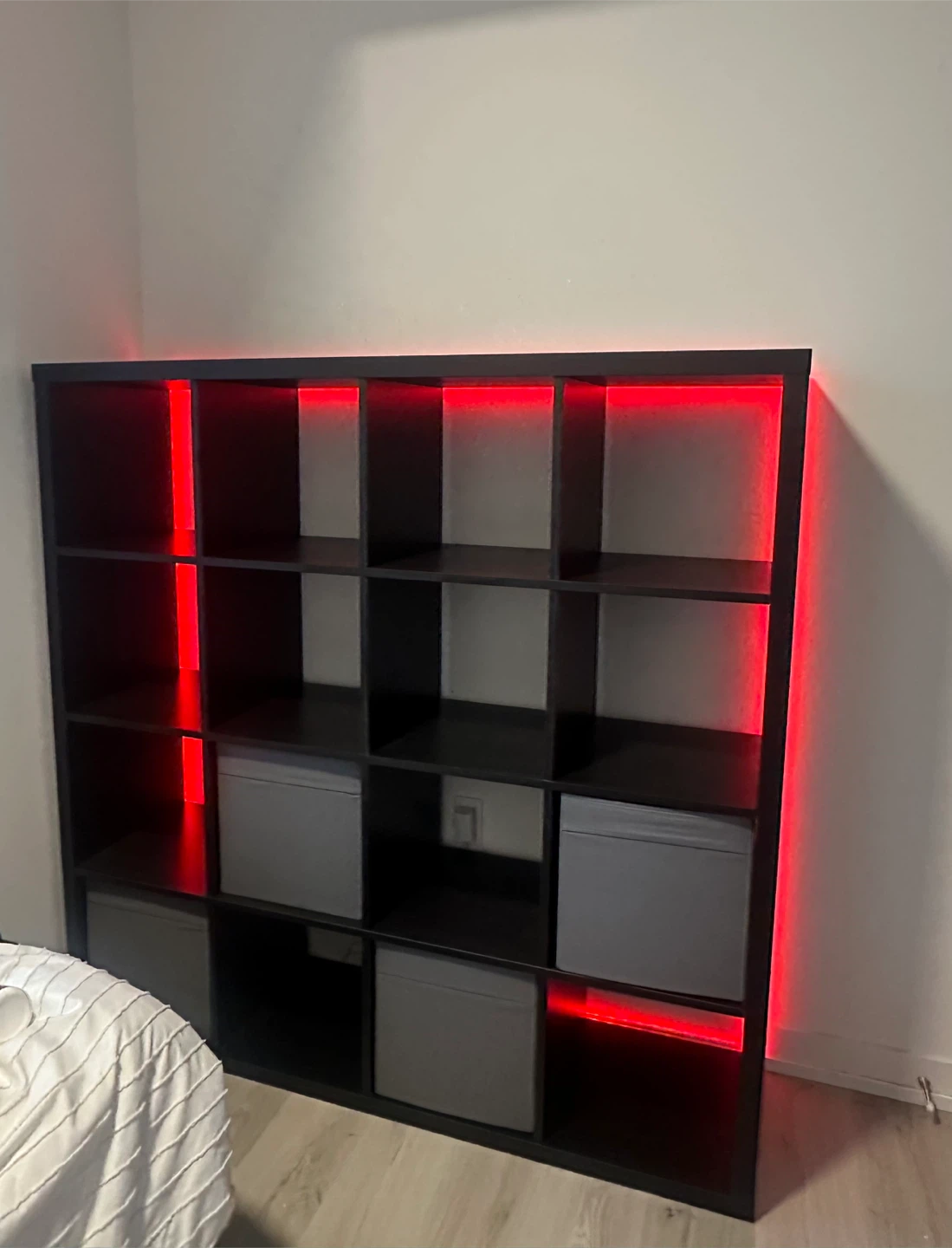 IKEA KALLAX Shelf with Govee Smart Lights (Excellent Condition!) - photo 2