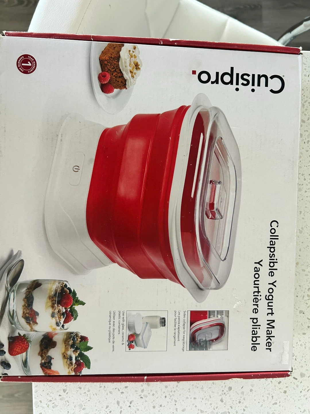 Cuisipro Collapsible Yogurt Maker - New in Box!