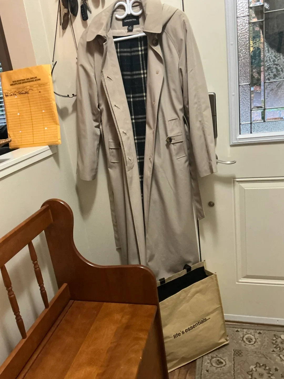 London Fog Trench Coat - Size 6 image indicator(2)