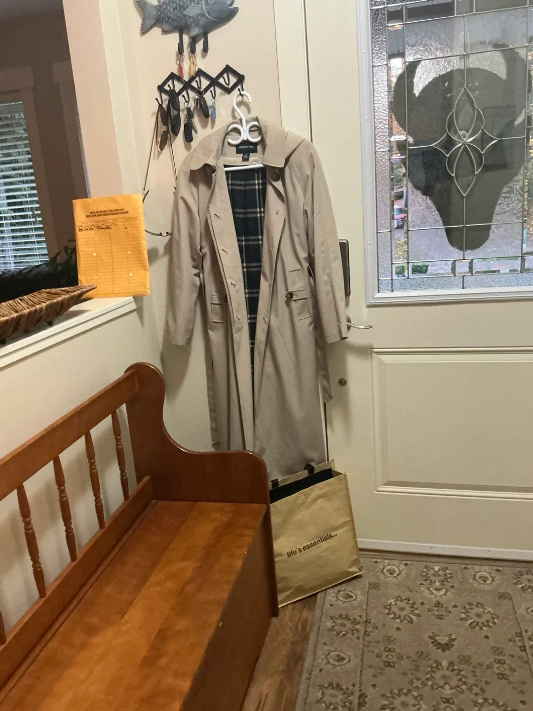 London Fog Trench Coat - Size 6 image indicator(3)