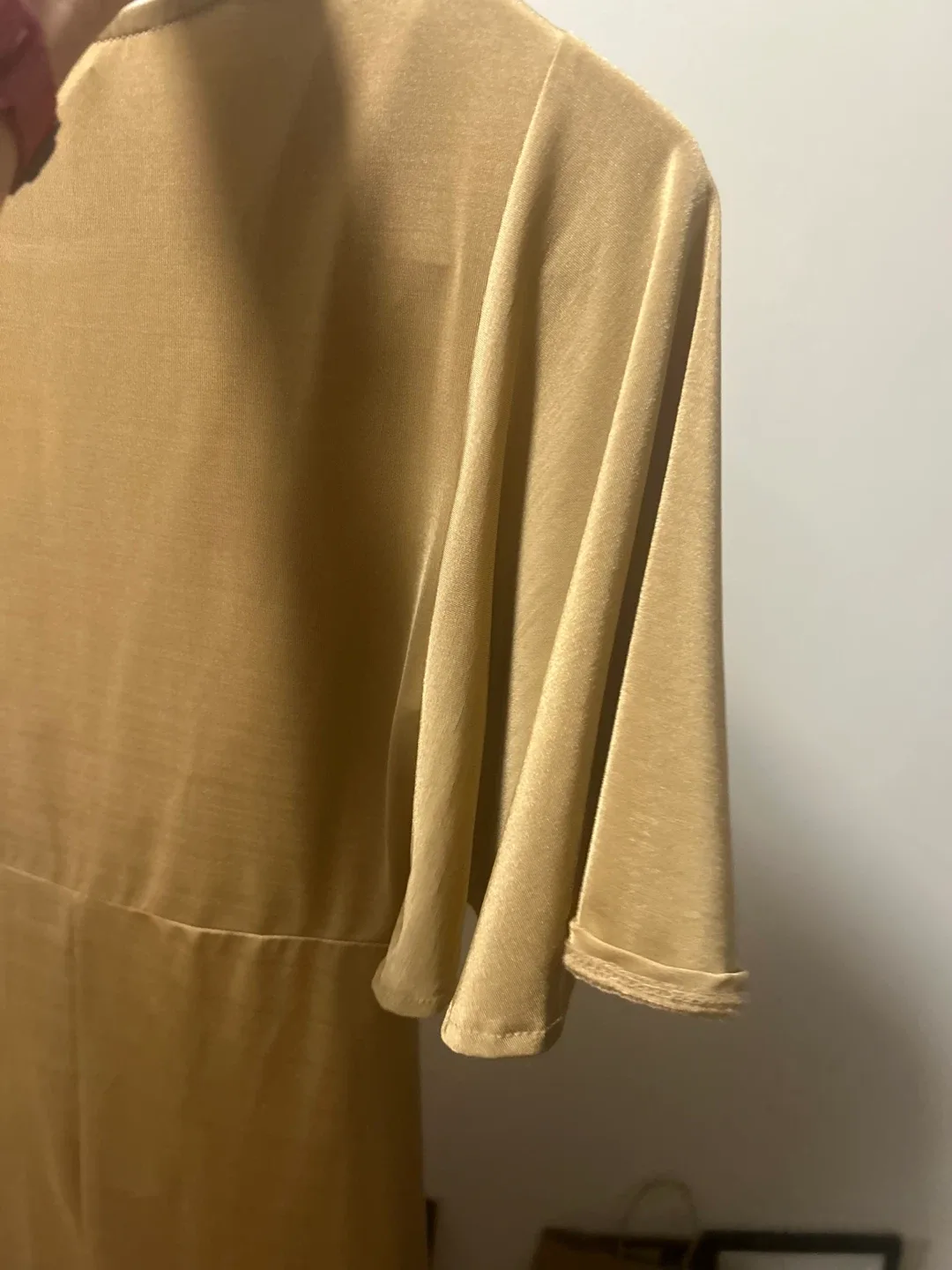 Gold Midi Dress - Size Small image indicator(3)