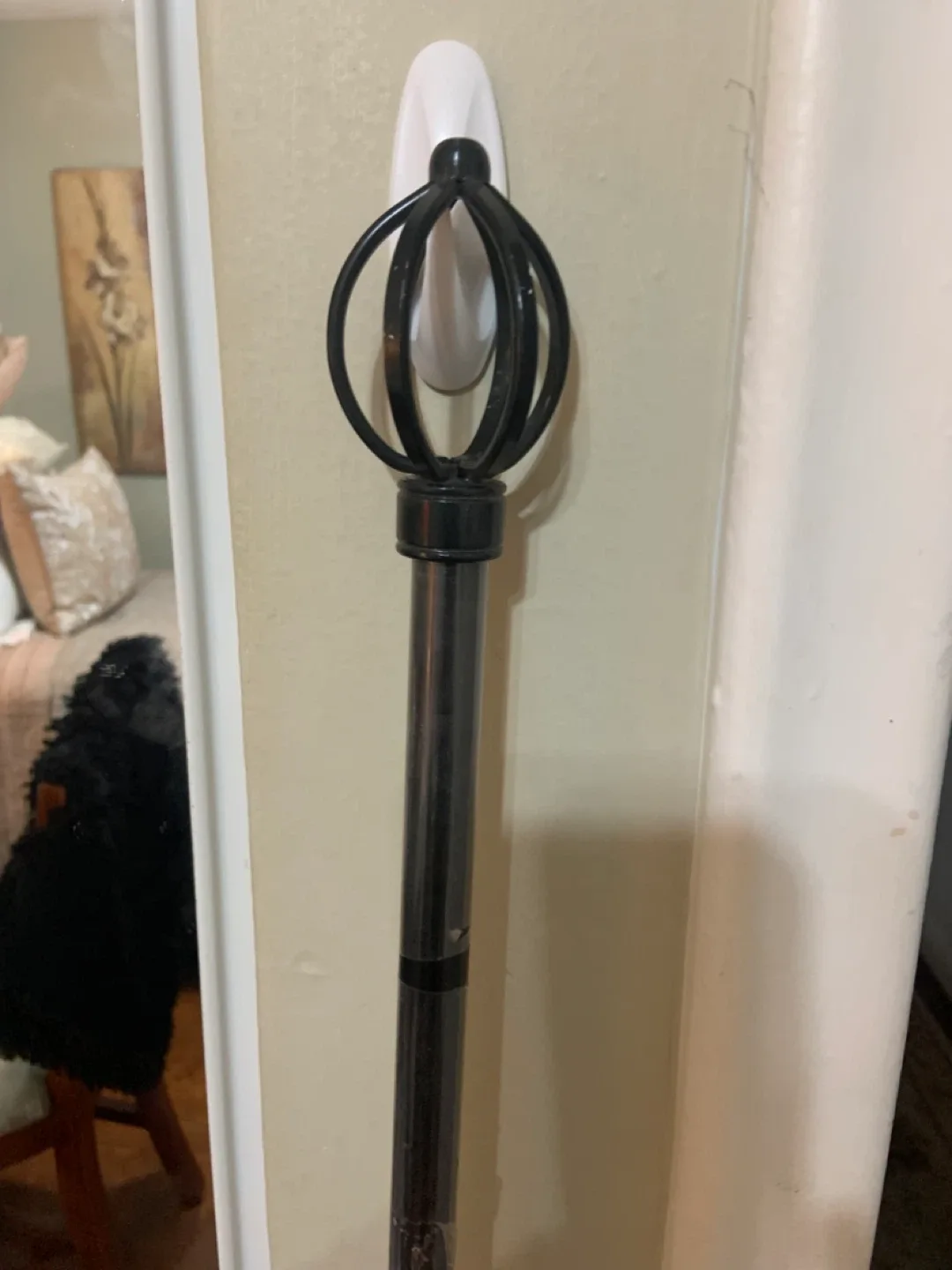 ONE NEW BRUSHED BRASS• BRONZED CURTAIN ROD ! BRAMPTON image indicator(7)