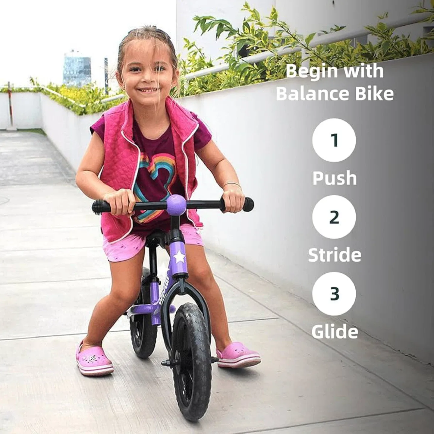 JOYSTAR Kids Balance Bike - 12” - Lightweight + Adjustable image indicator(5)