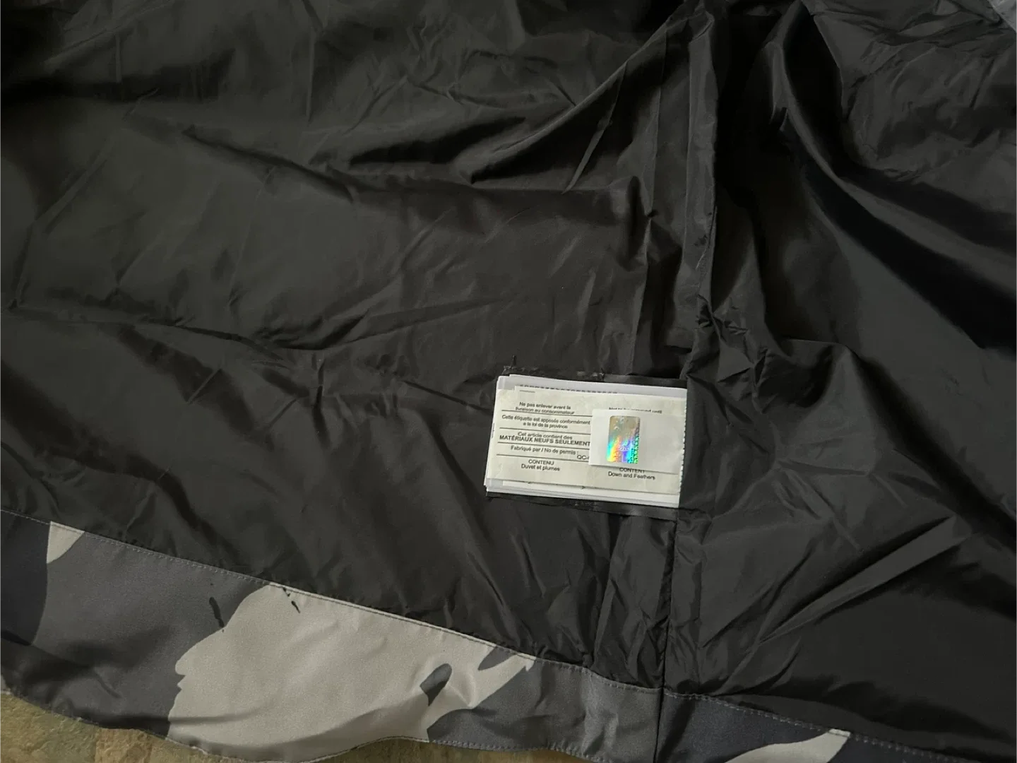 Canada Goose Camo Padded Vest - New! image indicator(4)