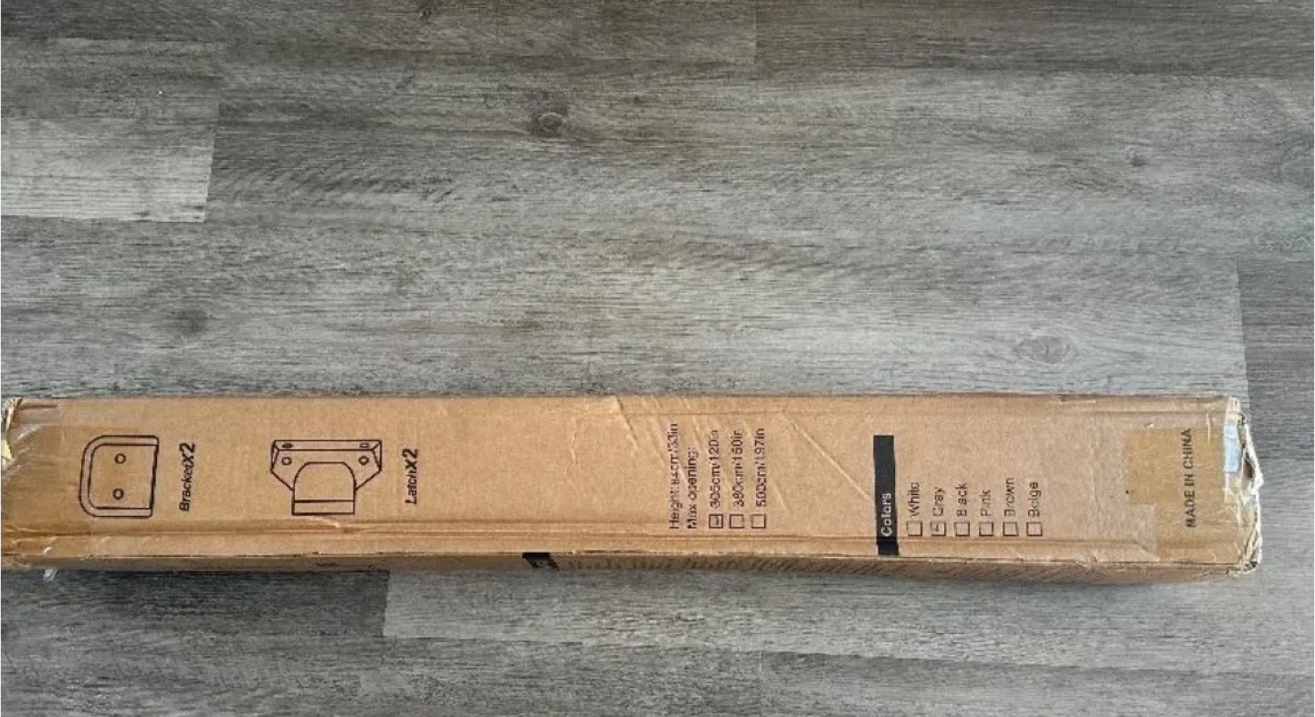 NEW 120 Inch Retractable Gate 34 Inch Tall image indicator(5)