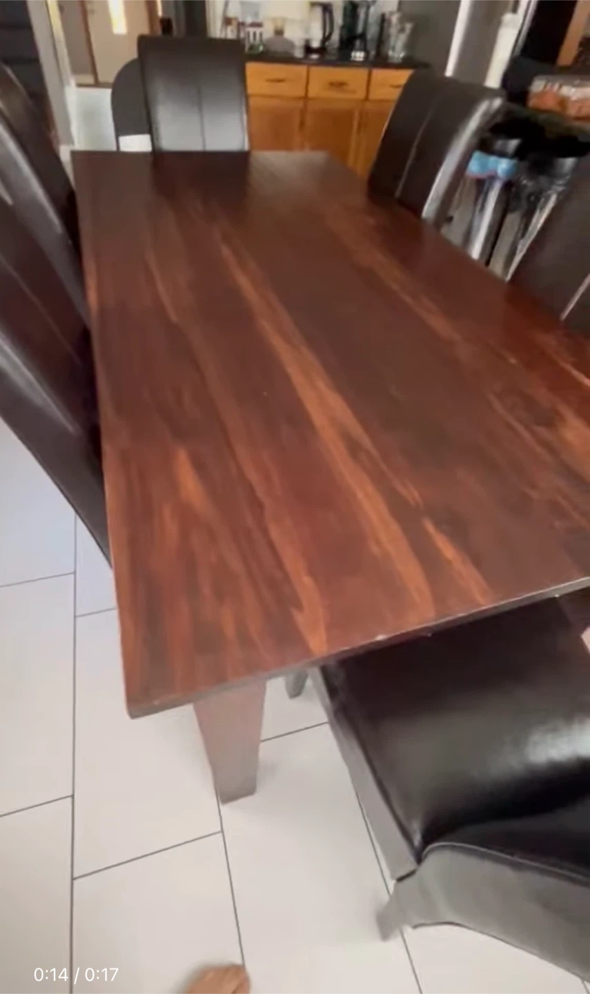 Dining Table beautifully crafted. Heavy