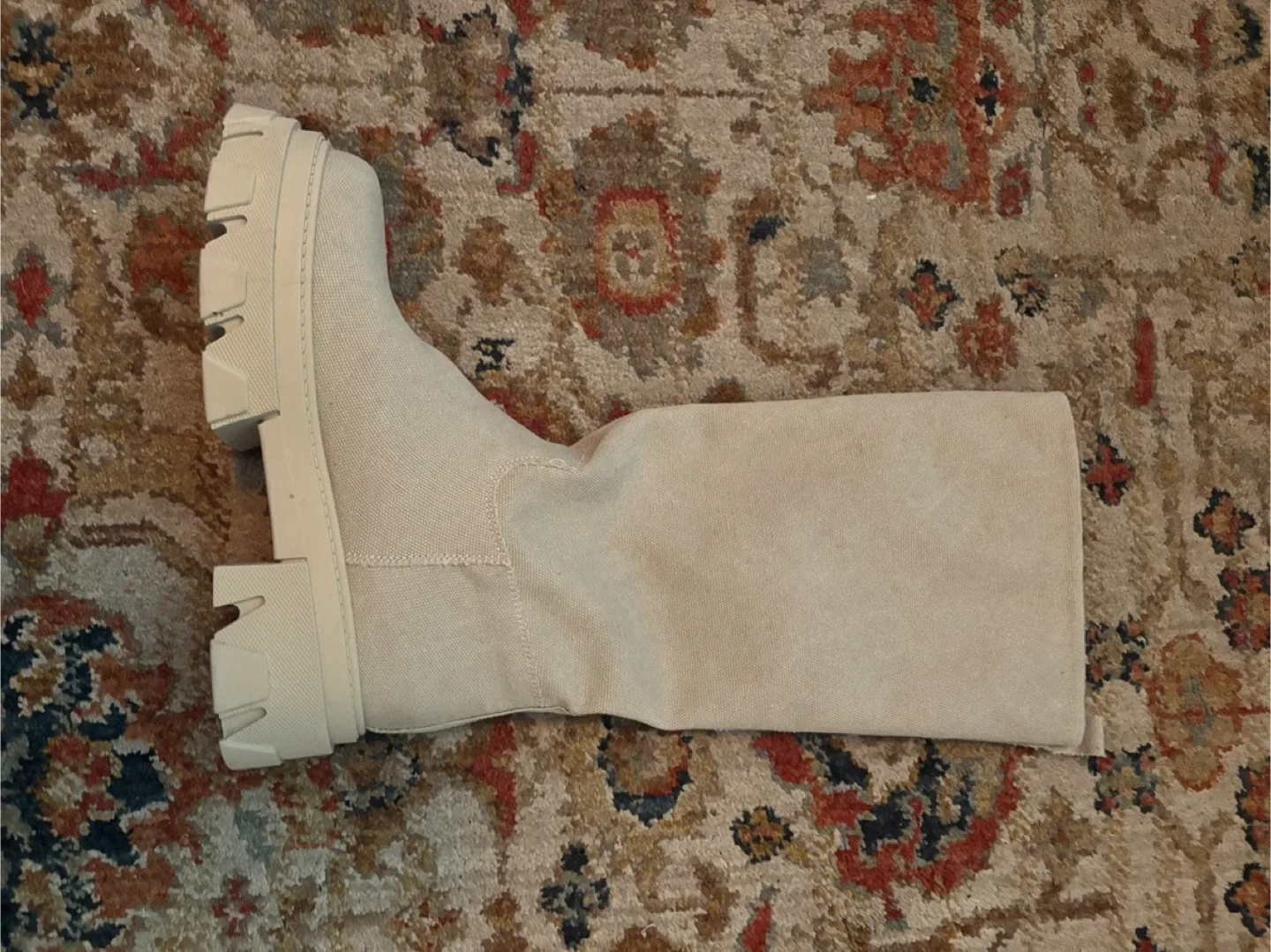 Beige Platform Boots - Made in Italy image indicator(2)
