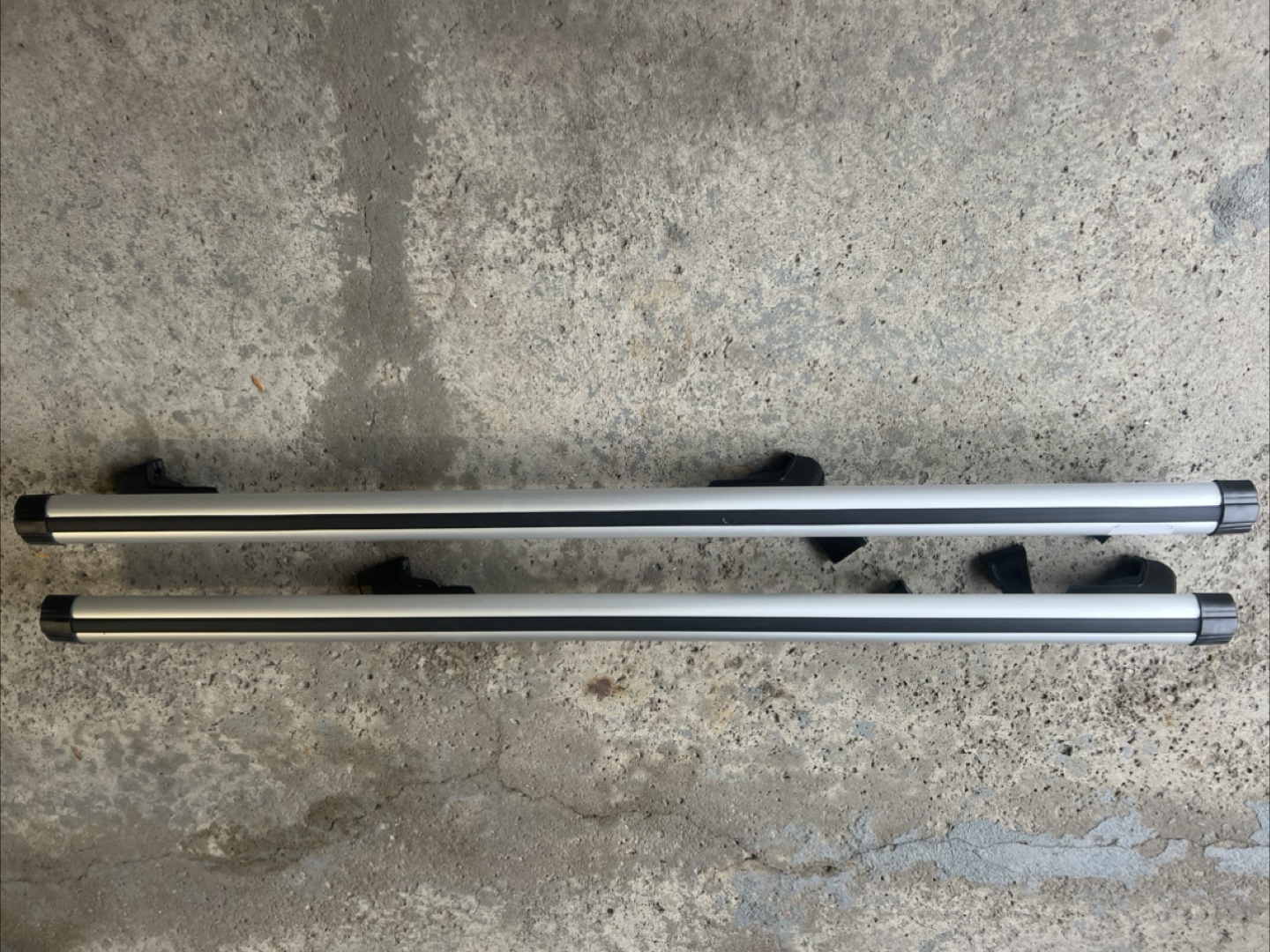 Silver Roof Rack Cross Bars