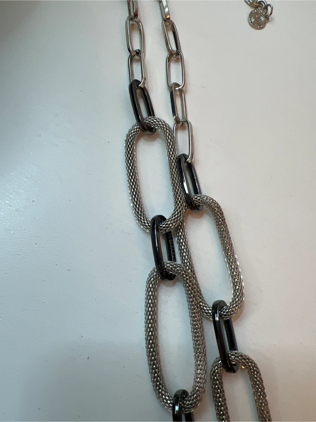 RJ Graziano Silver & Black Chain Necklace - photo 2