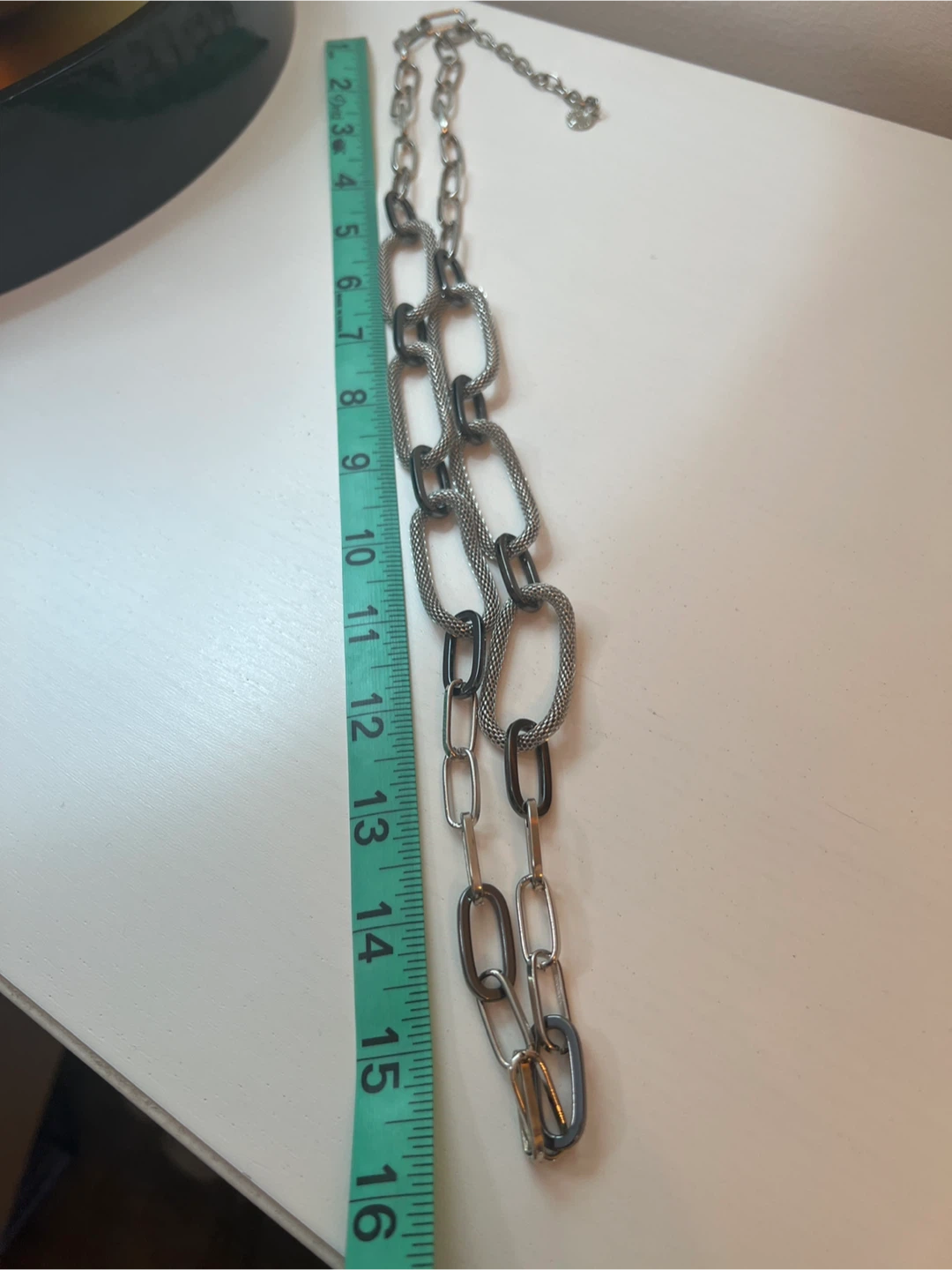 RJ Graziano Silver & Black Chain Necklace - photo 4