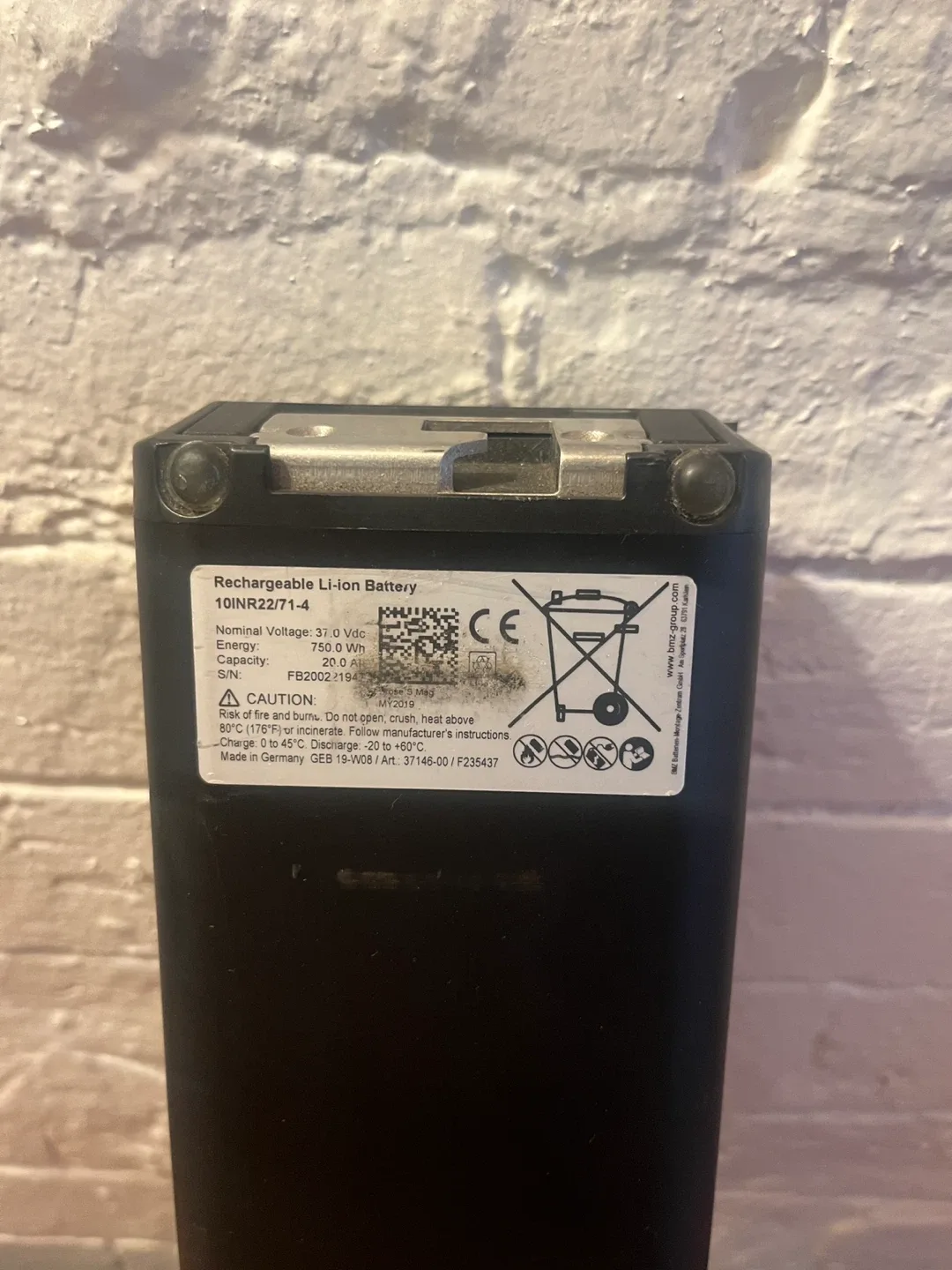 BULLS Lacuba EVO Lite Battery + Charger – 37V 20Ah / 750Wh image indicator(3)