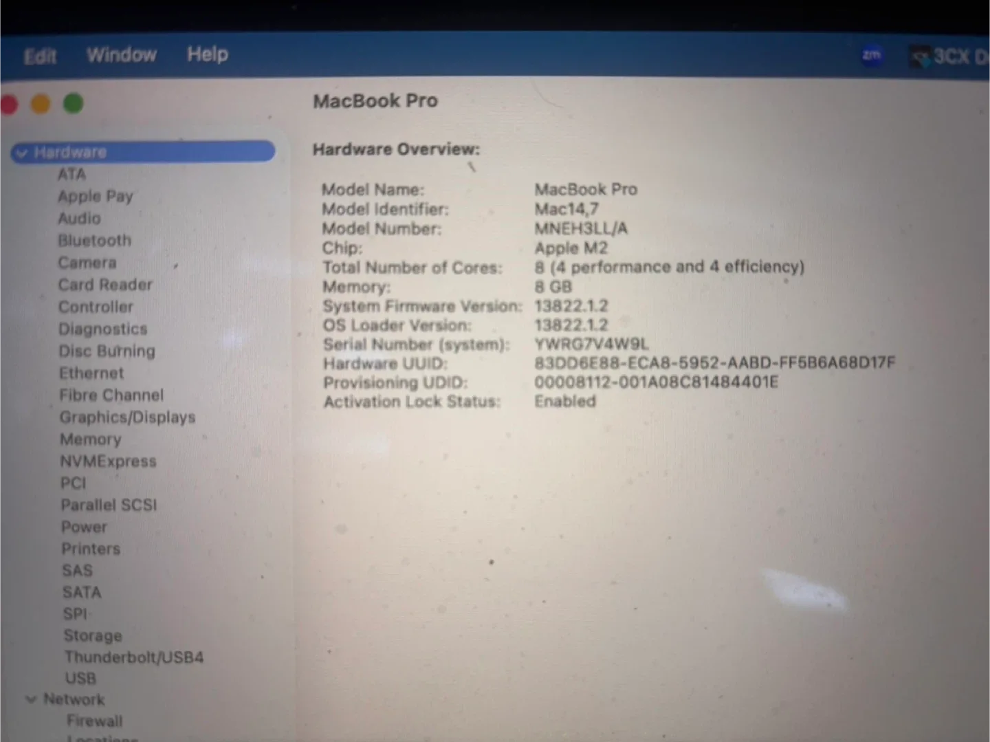 MacBook Pro 13-inch M2, 8GB RAM, 256GB SSD image indicator(7)