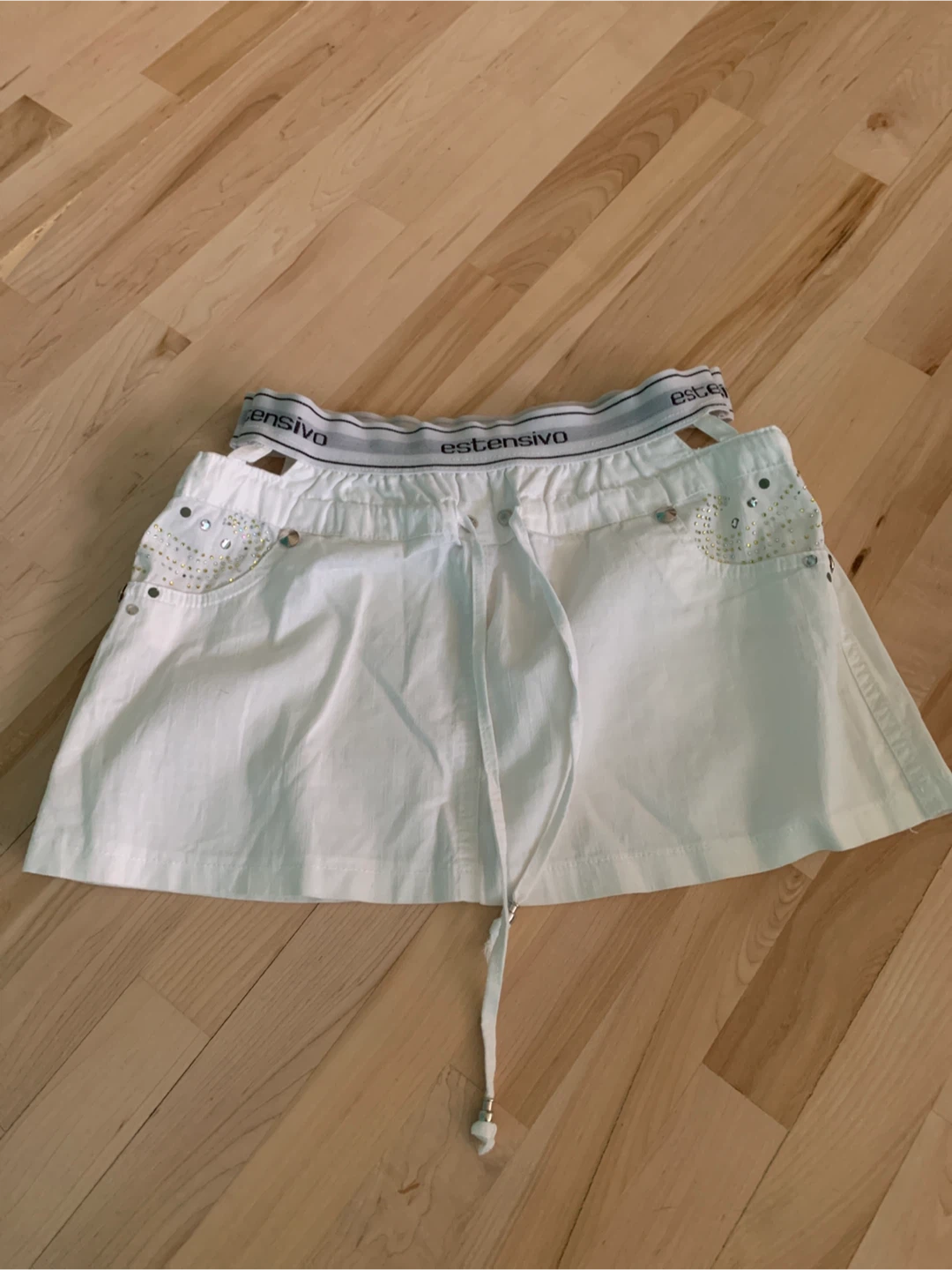 White Mini Skirt