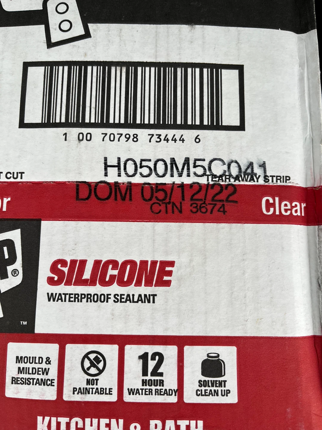 DAP Silicone Waterproof Sealant - Clear