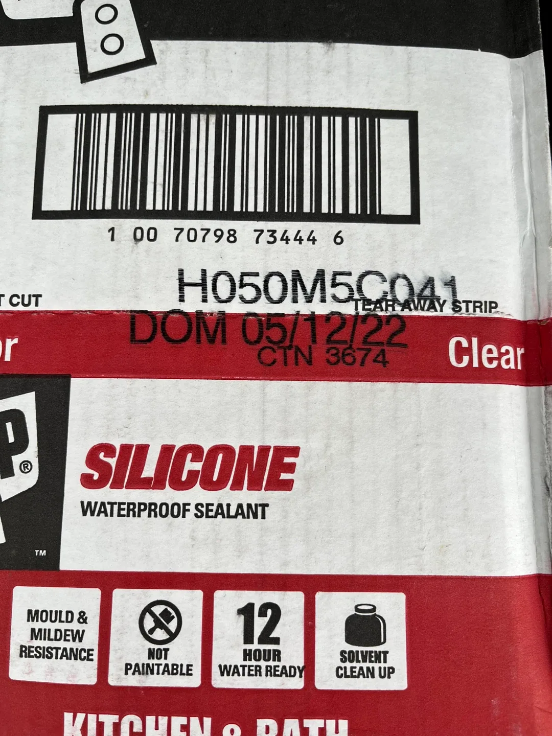 DAP Silicone Waterproof Sealant - Clear image indicator(5)