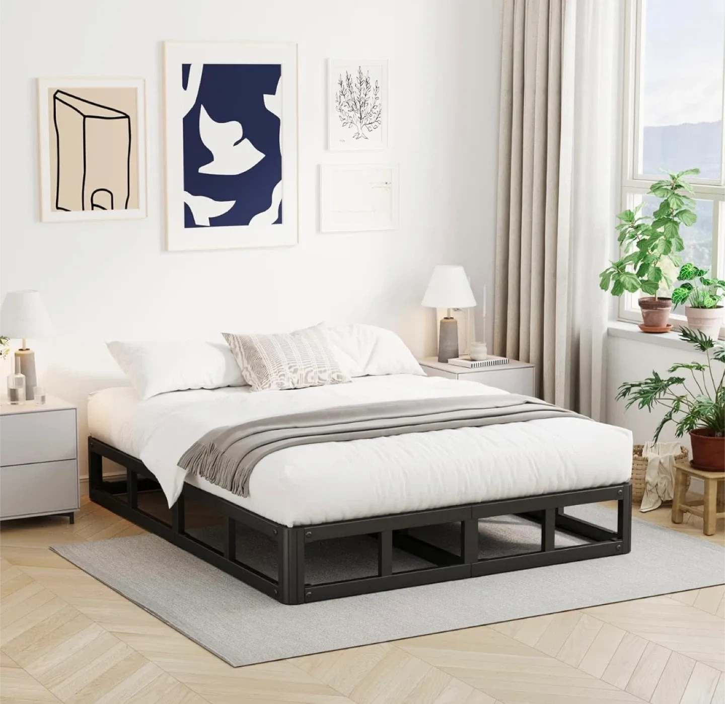 Full Size Metal Bed Frame - SBS3003A-7 image indicator(6)