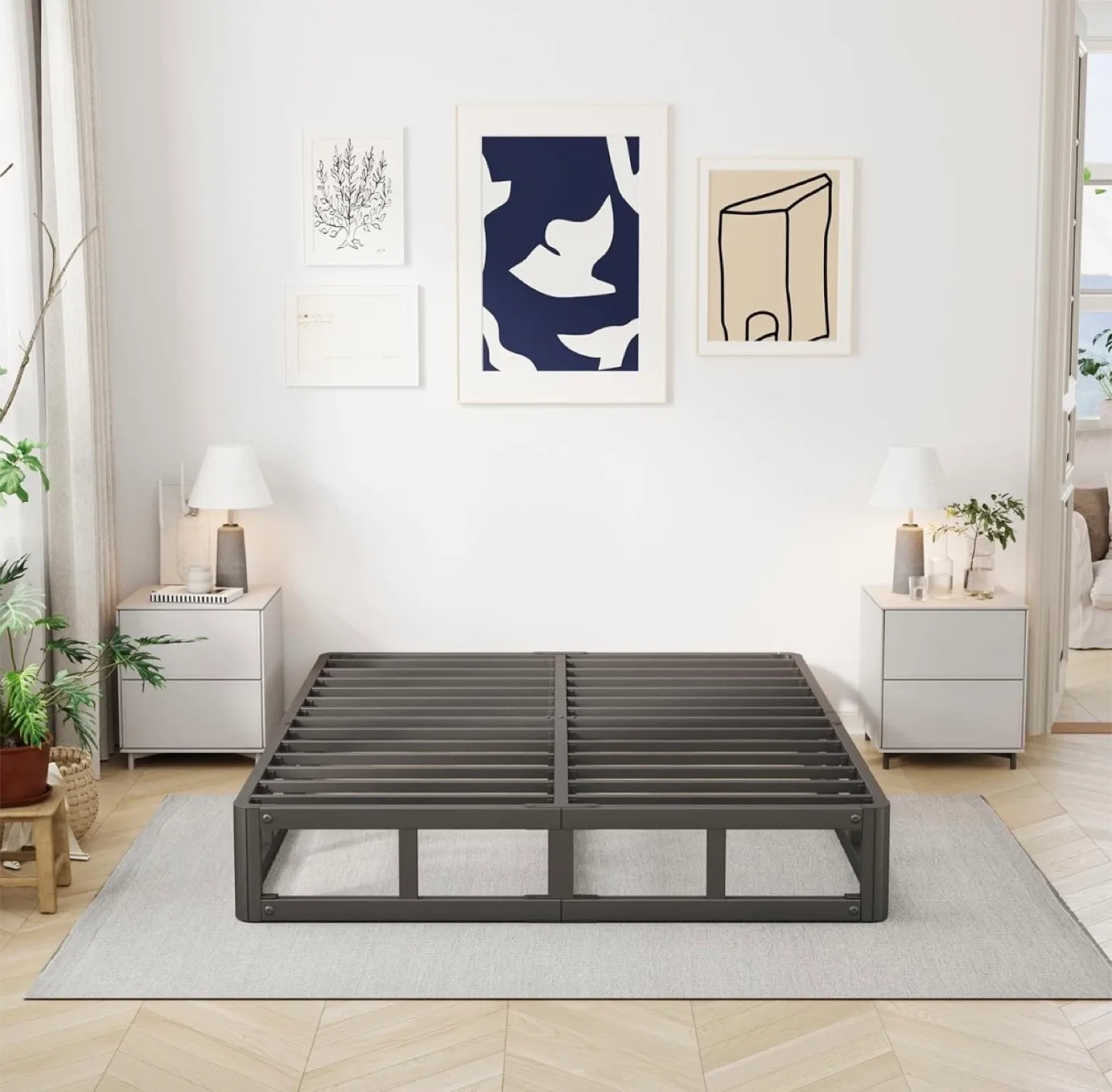 Full Size Metal Bed Frame - SBS3003A-7 image indicator(5)