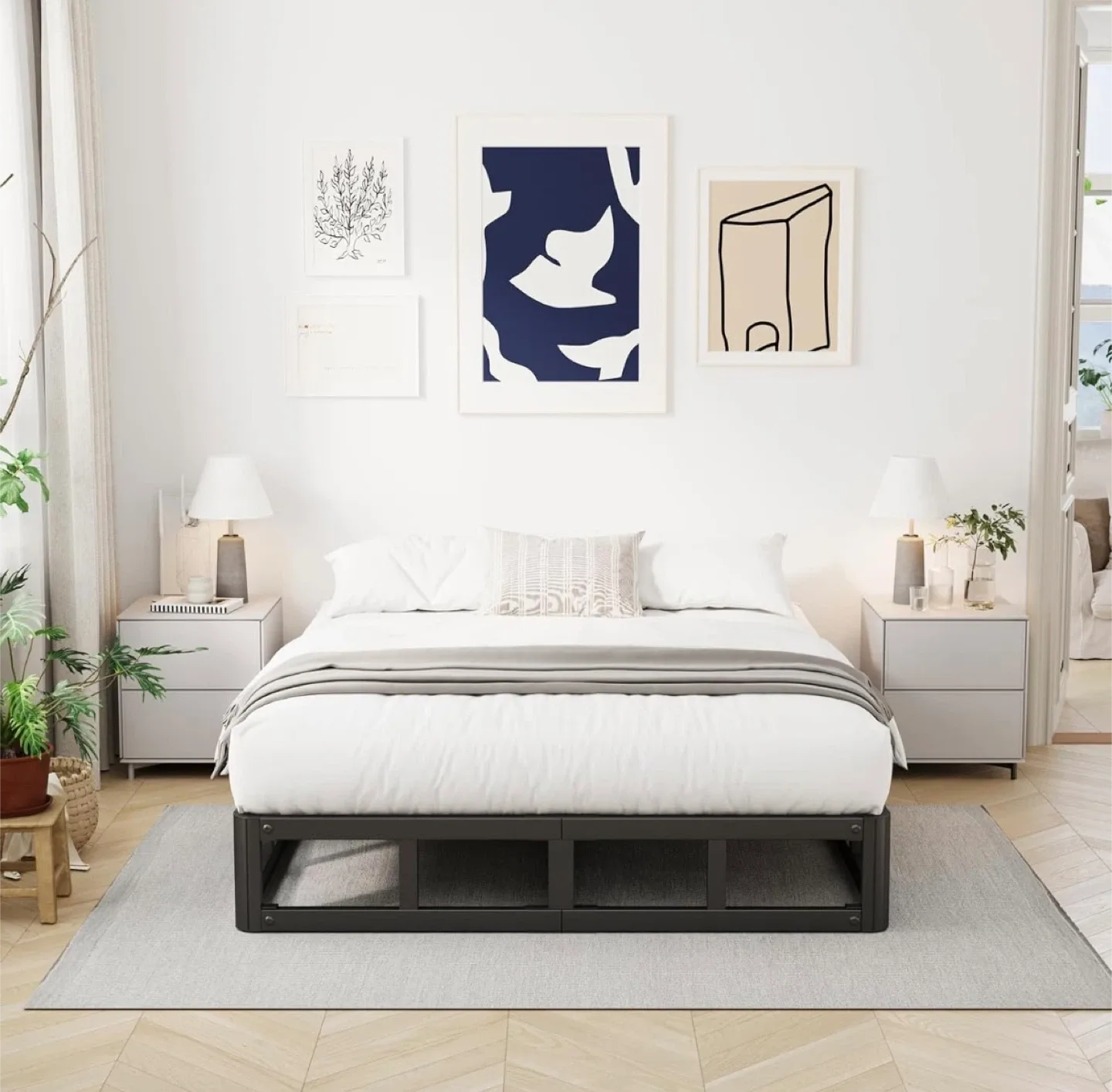 Full Size Metal Bed Frame - SBS3003A-7 image indicator(2)