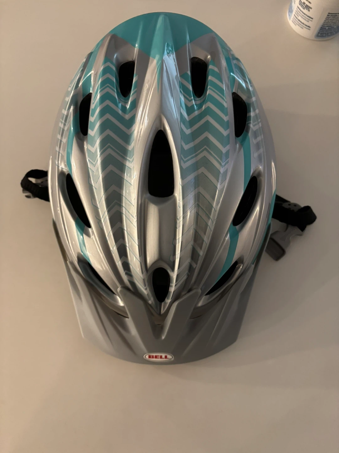 Bell Youth Bike Helmet - Silver & Teal