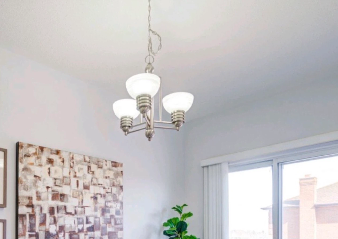 Chandelier - 3 Light Fixture