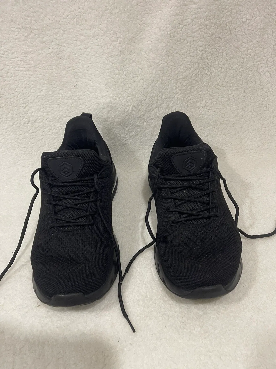 Mens10W LARNMERN Black Non Slip Work Shoes Size: Mens 10 wide image indicator(2)