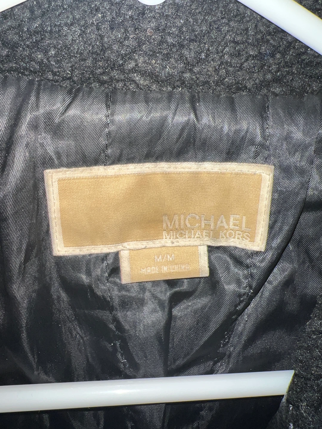 Michael Michael Kors Black Leather Jacket Size M - photo 3