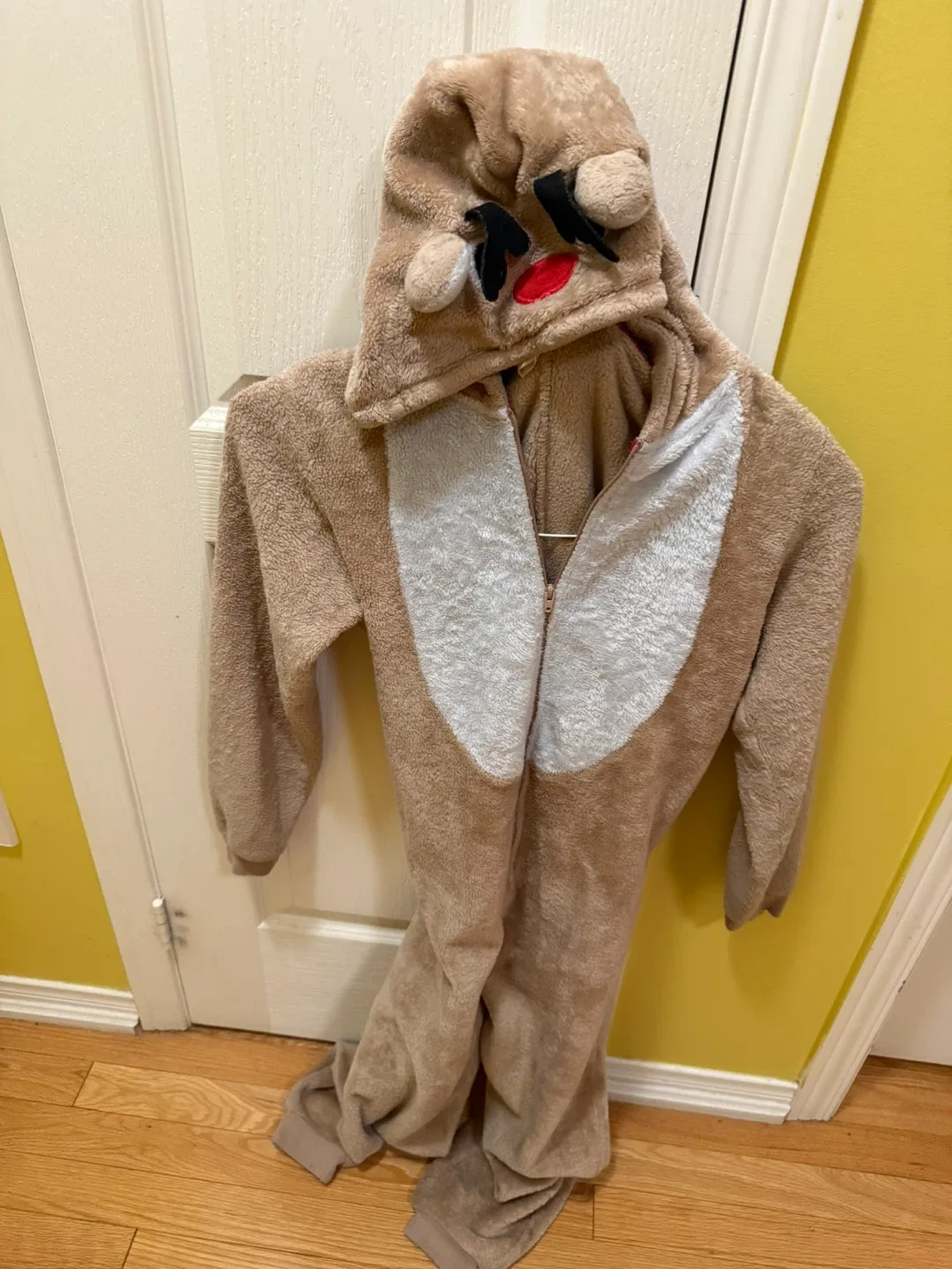 Sleep Nation Onesie - Brown - Halloween party or PJ party image indicator(3)