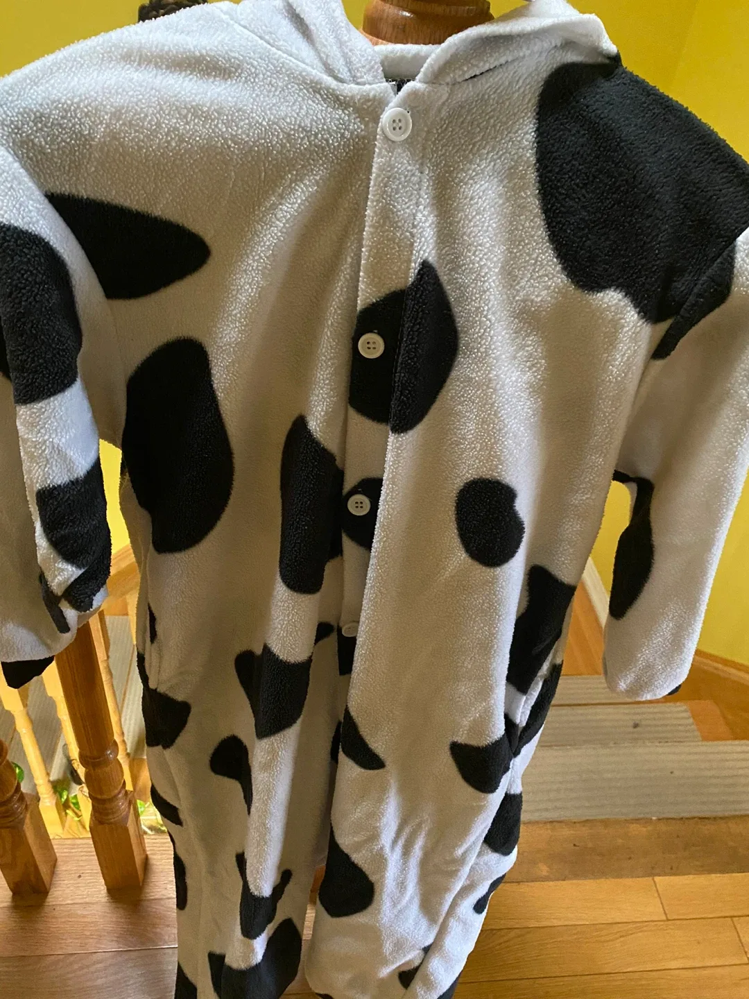 Cow Onesie - Kids Size- for Halloween party or Pj party image indicator(2)