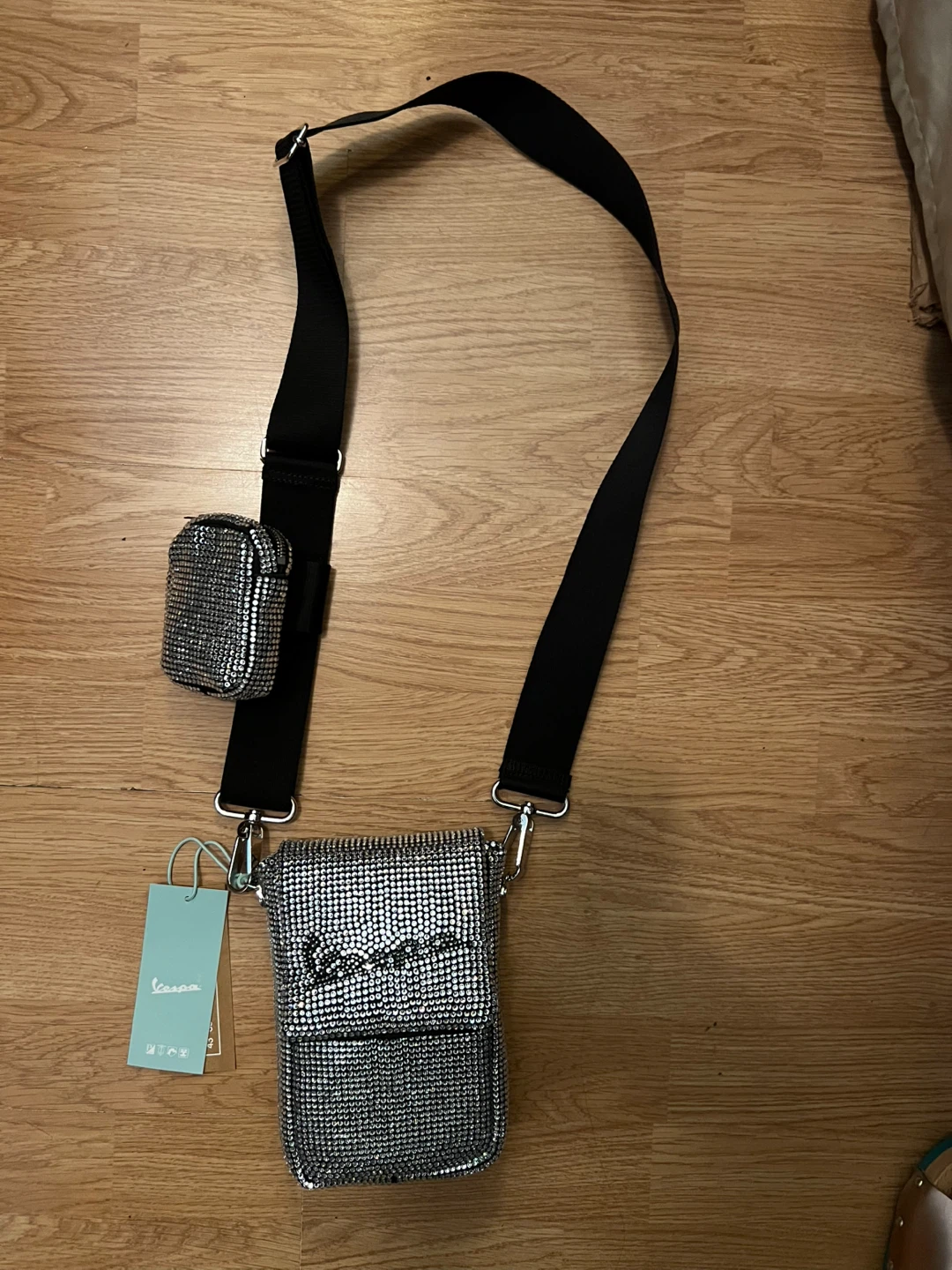 Shoulder bag Vespa Jet Strass black - photo 2