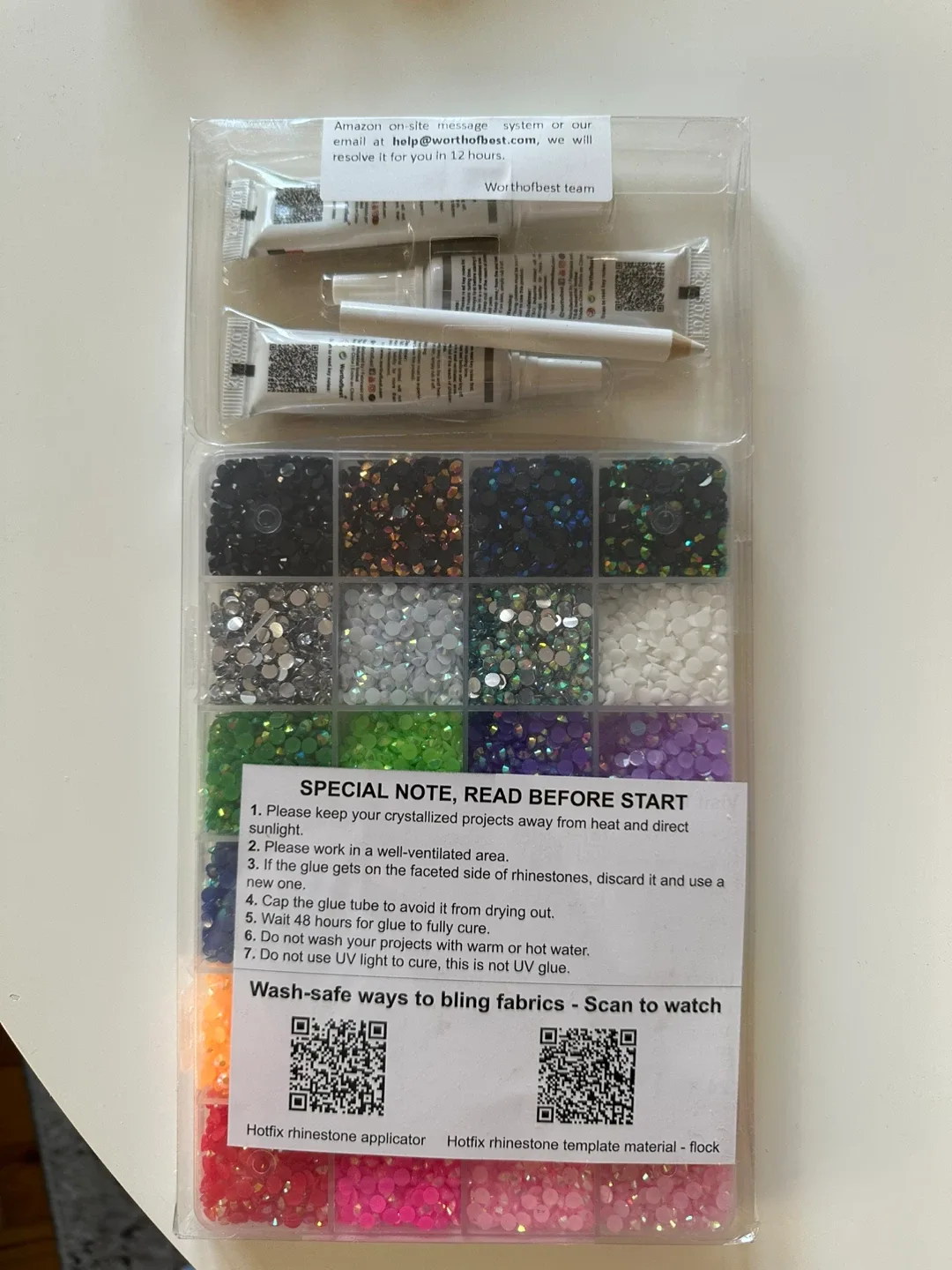 TINKRSTUFF 30000pcs Resin Jelly Rhinestones Kit image indicator(2)