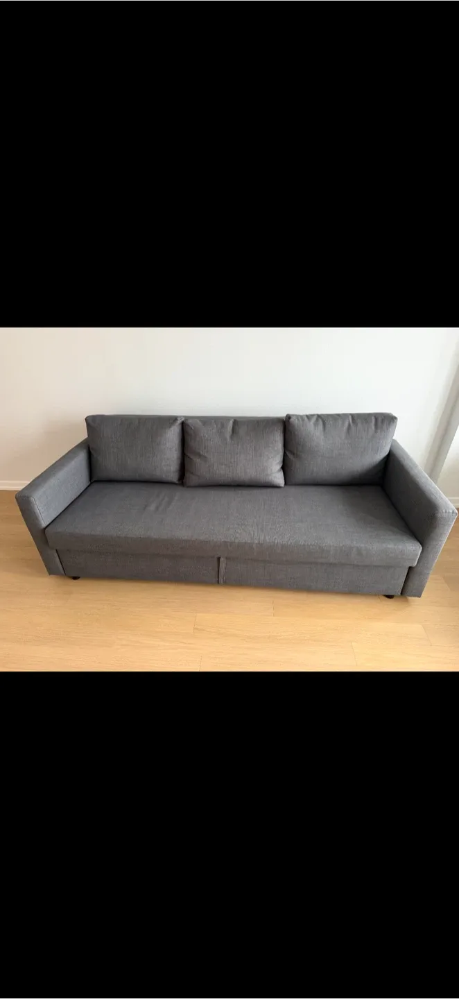 Gray Sofa Bed with Storage image indicator(2)