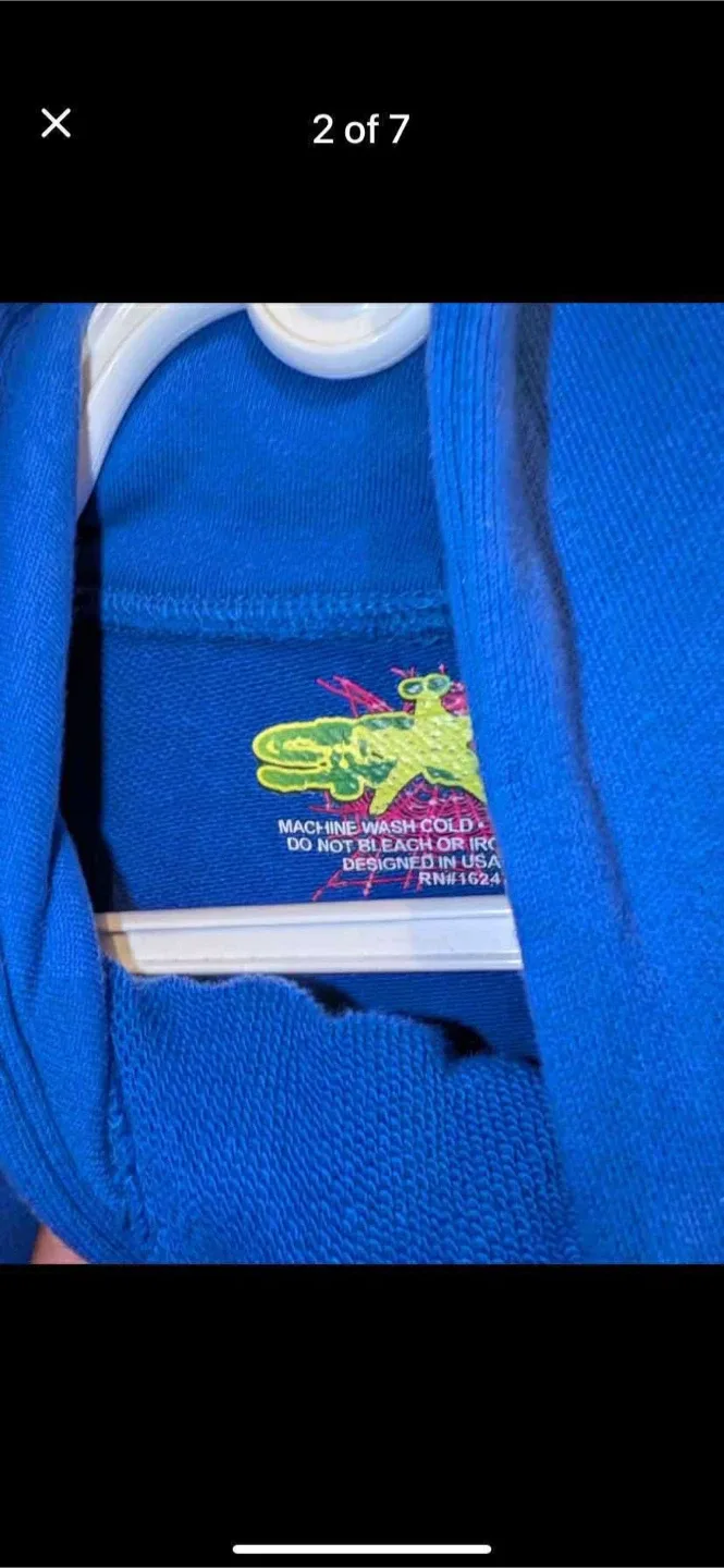 SP5DER Hoodie Blue image indicator(3)