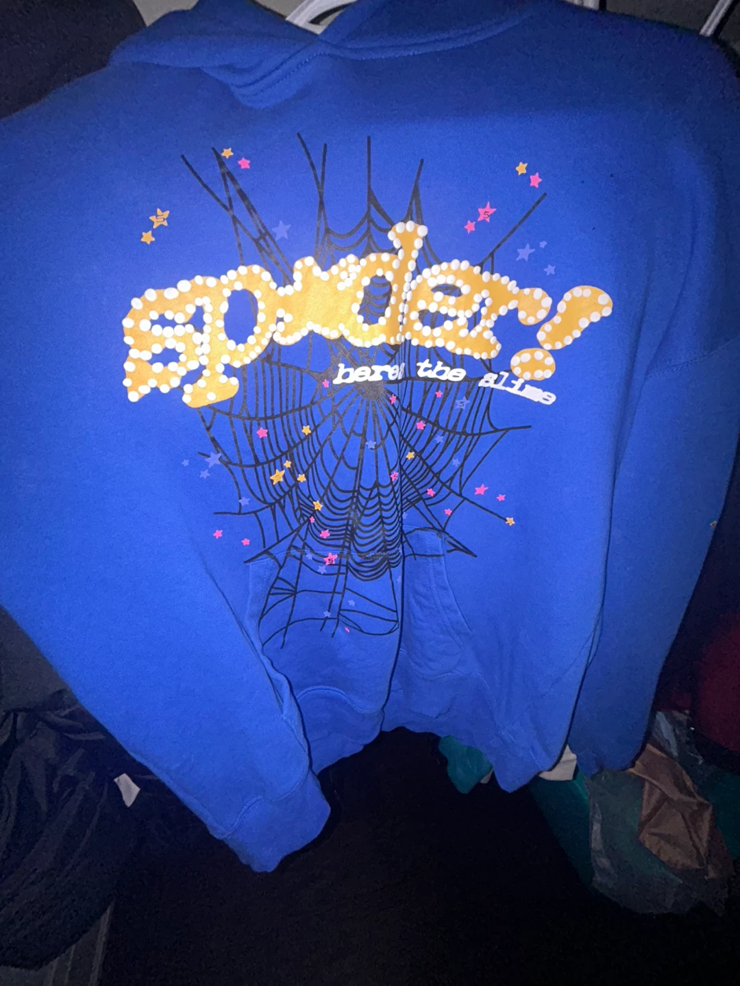 SP5DER Hoodie Blue