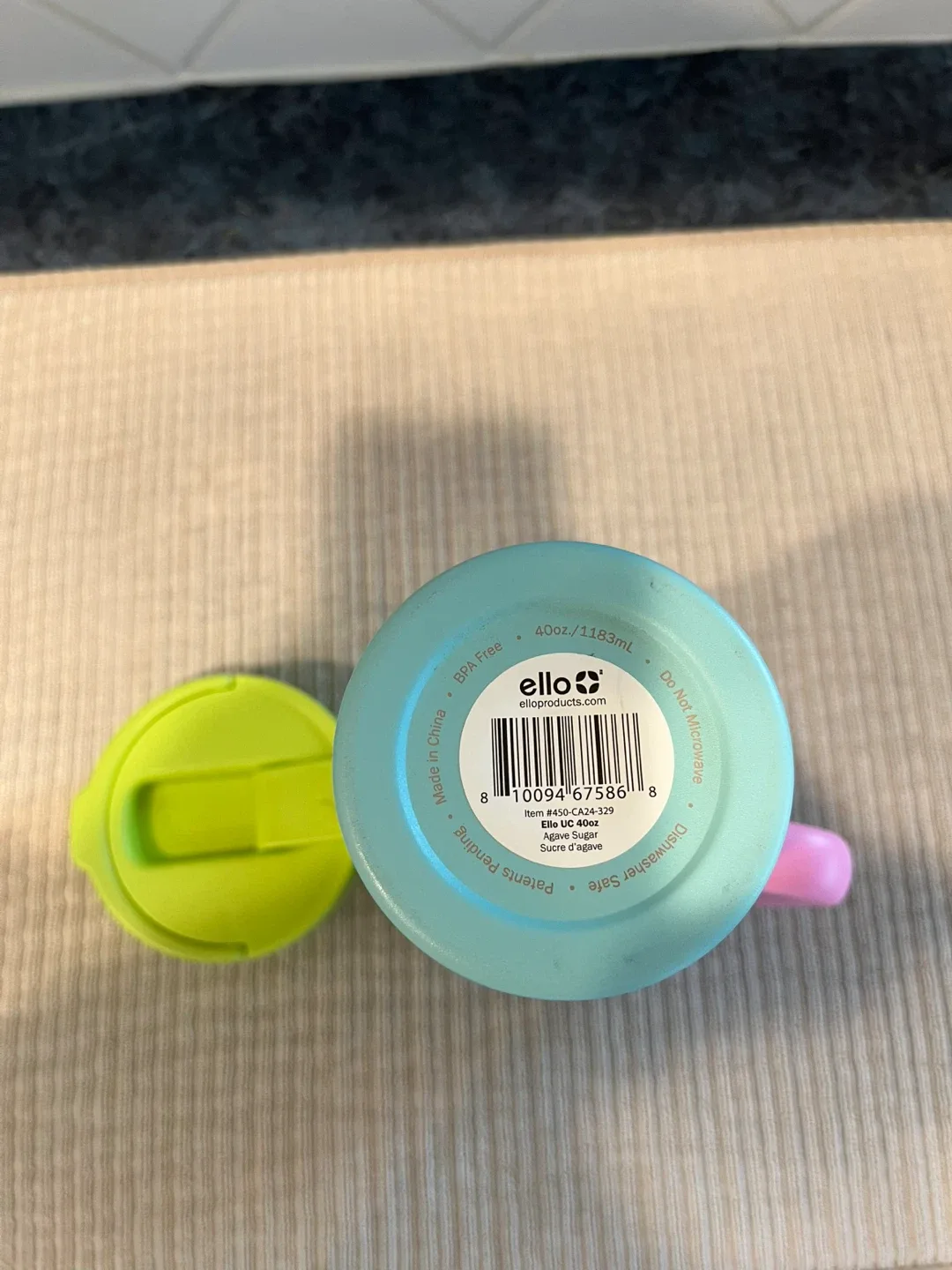 Ello Ella 40oz Tumbler Teal/Pink image indicator(2)