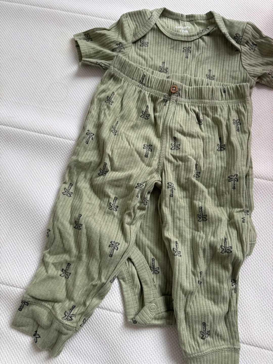 Carter's 12M Outfit - Olive Green image indicator(3)
