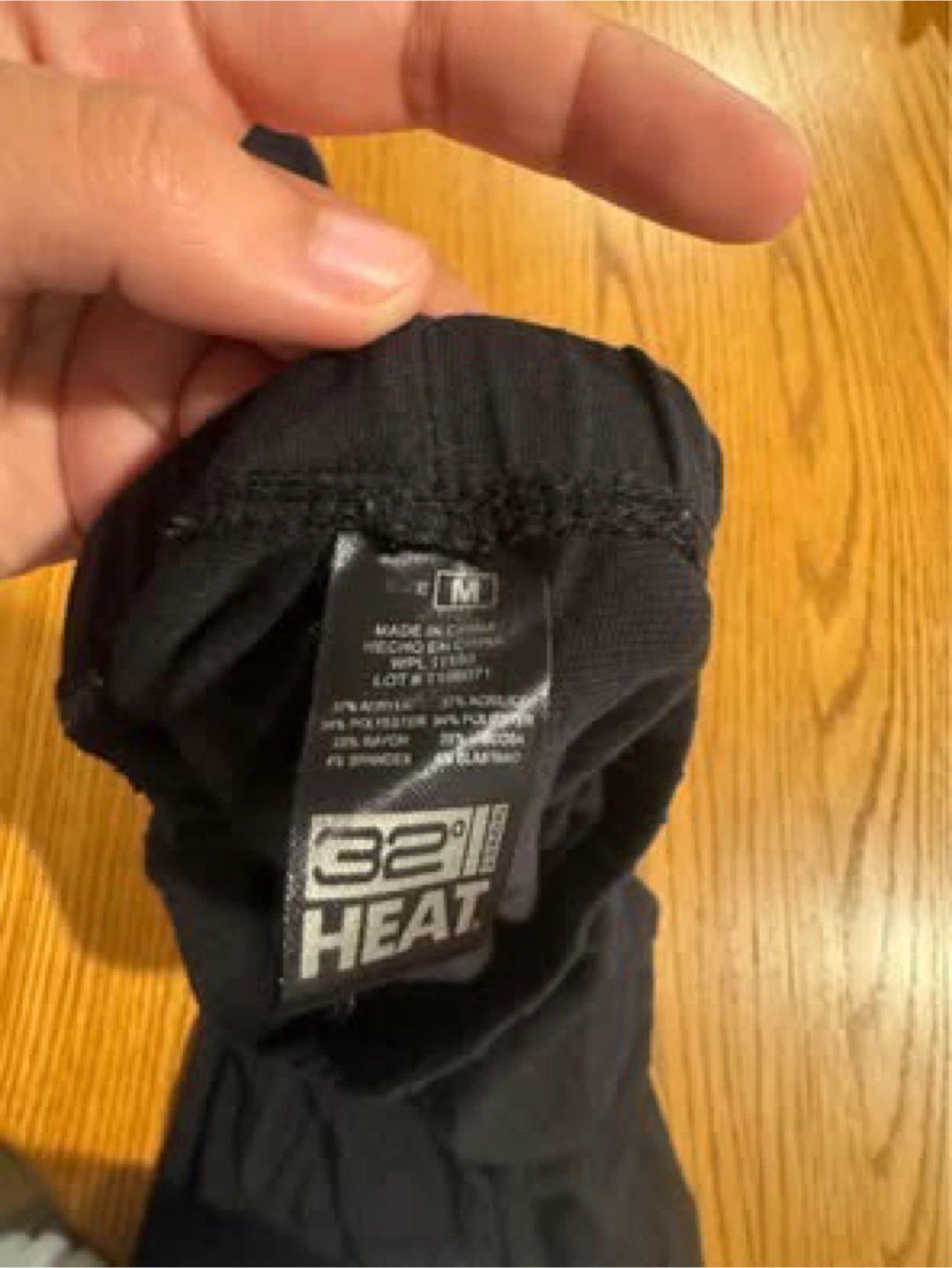 32 Degrees Heat Black Pajama Set - Size M - photo 3