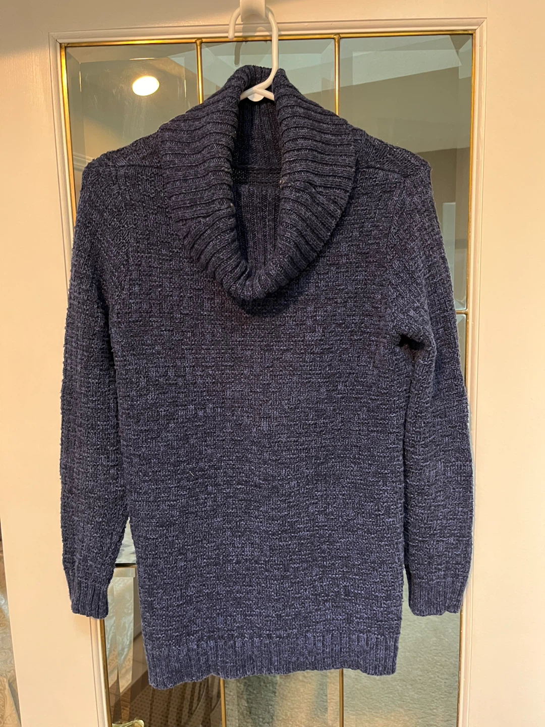 Blue Turtleneck Sweater Size M