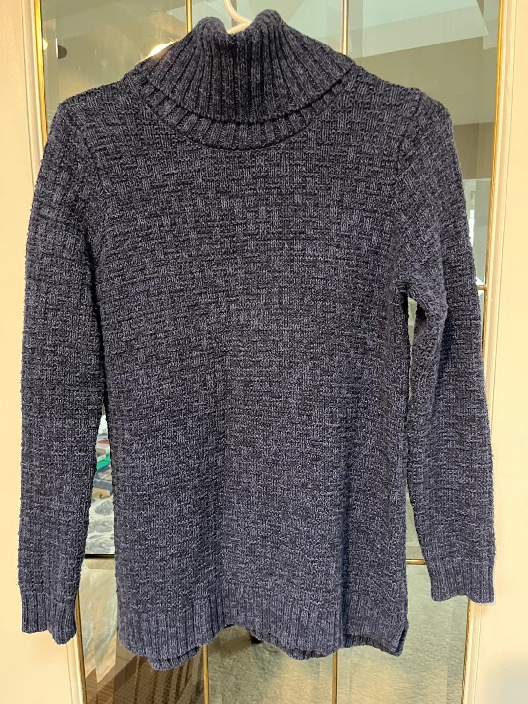 Blue Turtleneck Sweater Size M image indicator(2)