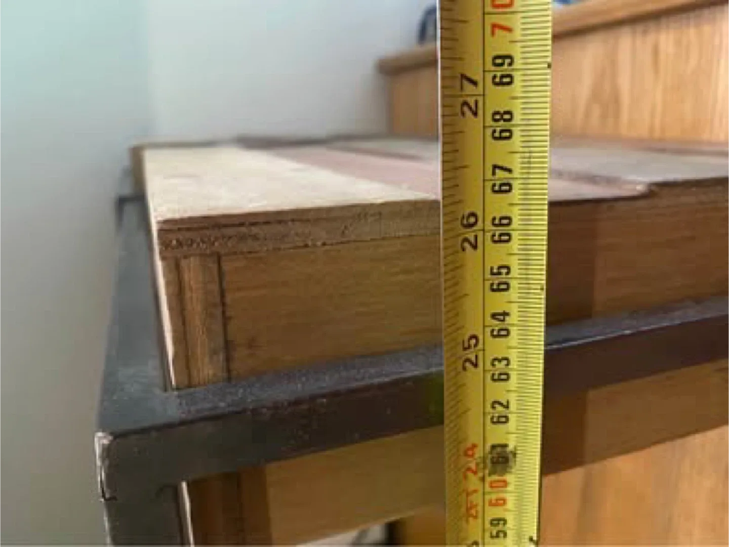 Set of 2 Wood and Metal Side Tables image indicator(4)