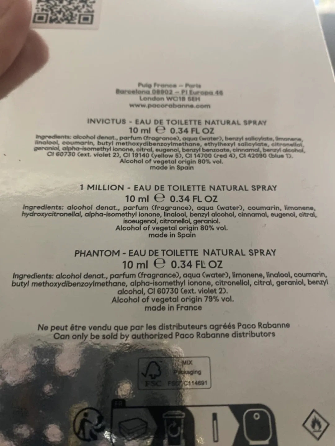 Paco Rabanne Miniature Perfume Set - New image indicator(4)