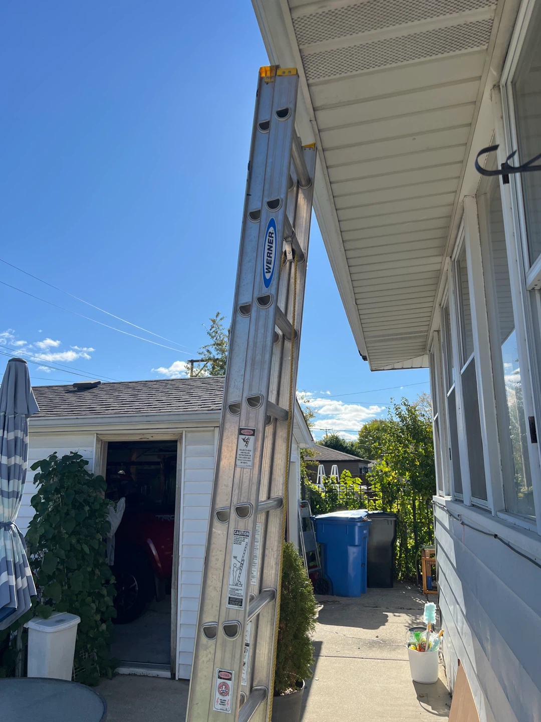 Werner 20 ft Aluminum Extension Ladder - photo 2