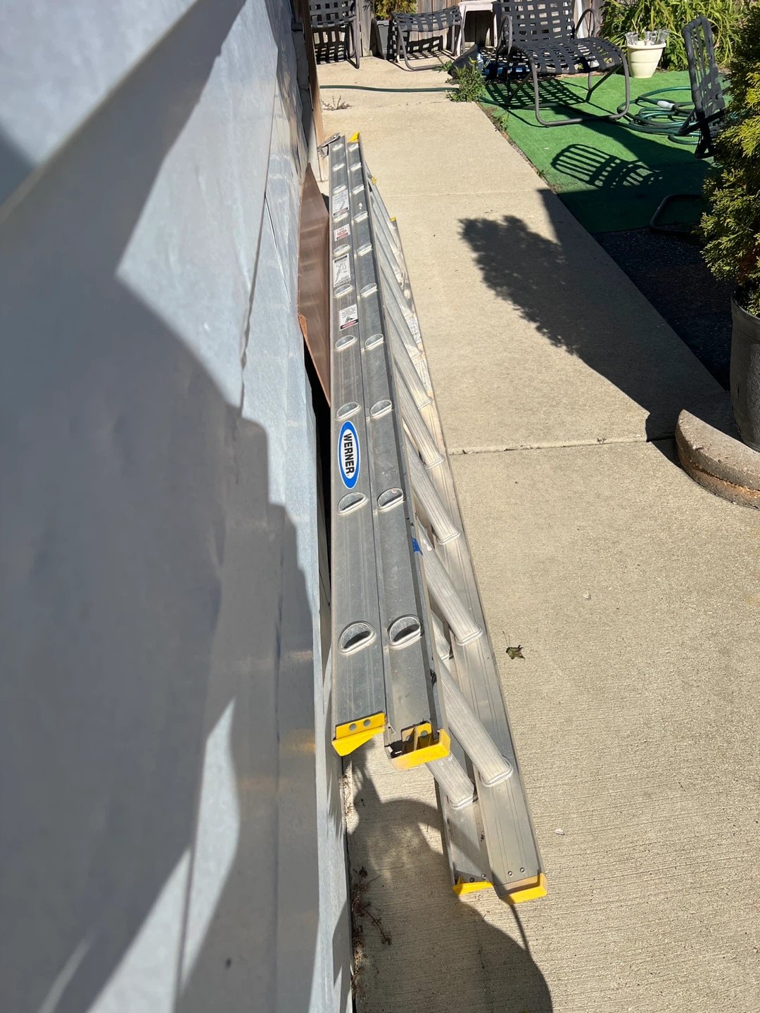 Werner 20 ft Aluminum Extension Ladder - photo 3